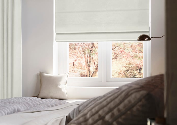 Odessa Velvet, Platinum - Twist&Fit Roman Blind - Image 5